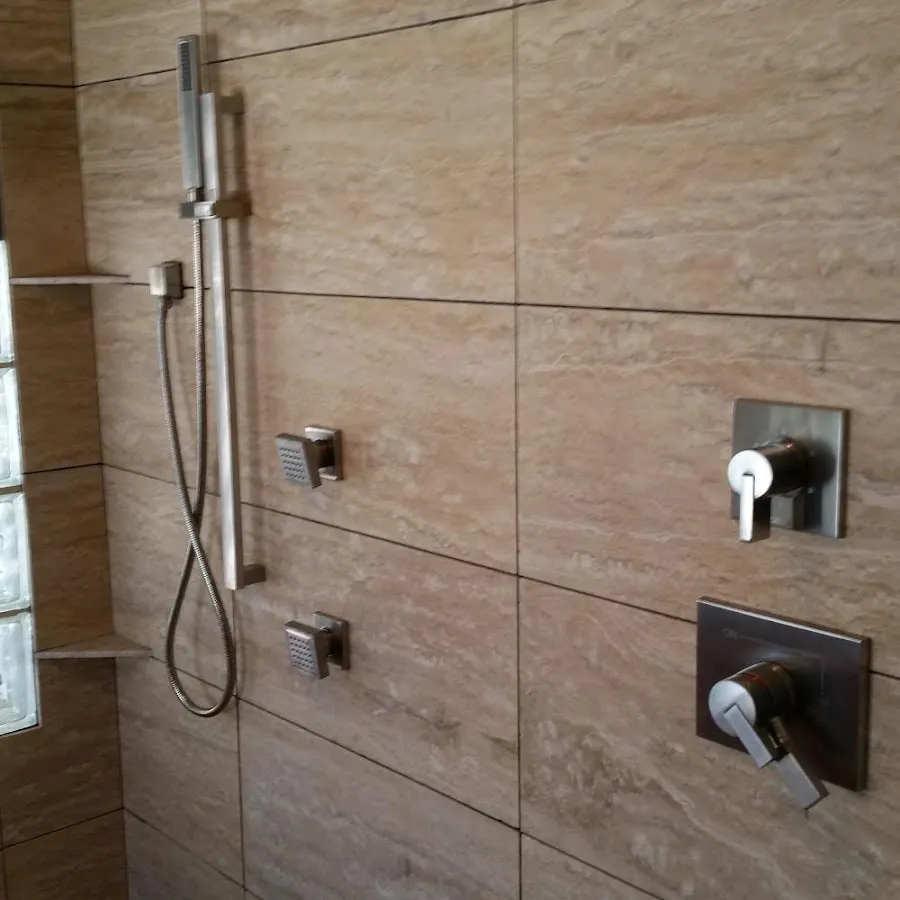 Shower fixture installation for Water Heater Replacement in Miami